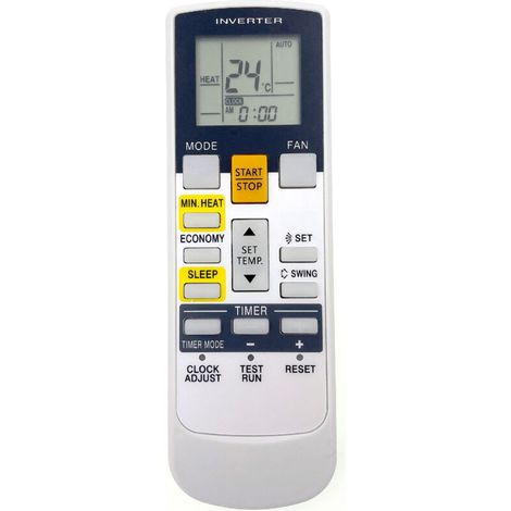 Télécommande de climatiseur - Compatible avec la télécommande de climatiseur FUJITSU GENERAL AR-RAH1U (1/5)