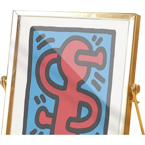 Cadre photo acrylique doré moderne, décoration murale et bureau, peinture métallique minimaliste, cadeau élégant, format 14,5x19,5cm CBS1001J, cadre métal luxe (1/4)