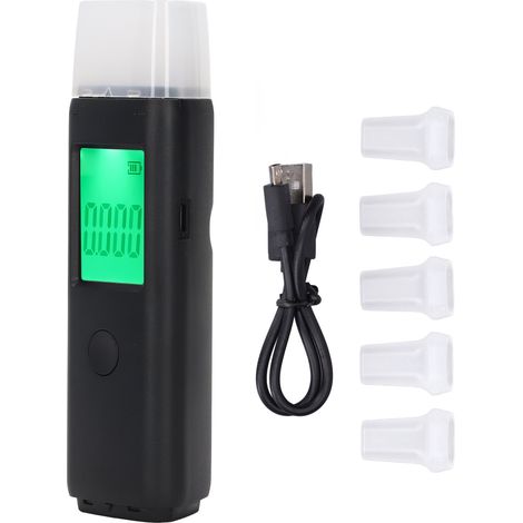 Breathalyzer Breath Tester Meter LED Digital Display Accurate Portable Testing Tool