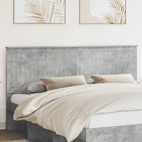 Tête de lit Gris béton 180 cm Bois d'ingénierie vidaXL