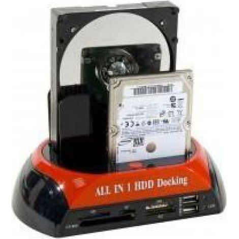 Station D Accueil Disque Dur SATA IDE USB eSATA Lecteur Carte Mémoire 2 5 Pouces 3 5 Pouces Alimentation Incluse