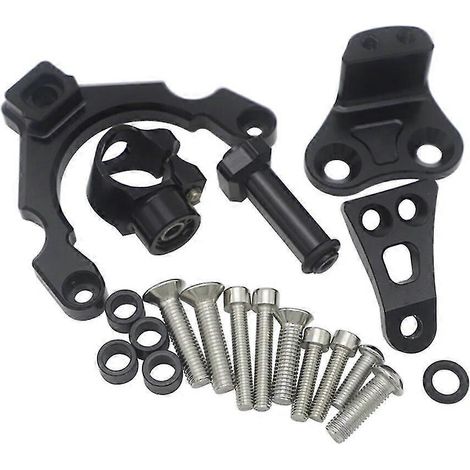 Für KAWASAKI Z900 Z 900 2017-2019 2018 Neues Motorrad-Lenkungsdämpfer-Halterungs-Stabilisator-Linear-Montage-Kit – Schwarz
