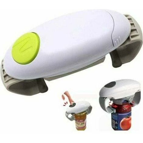 Bocaux Ouvre Automatique, One Touch Jar Opener Outil De Cuisine, Ouvre Boîte Électrique pour Les Personnes Âgées Et Les Personnes Souffrant De L'arthrite,6.8X2.5inch,green (1/4)