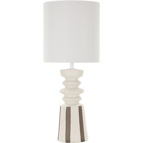 Lampe à Poser en Céramique "Tribal" 67cm Multicolore (1/5)