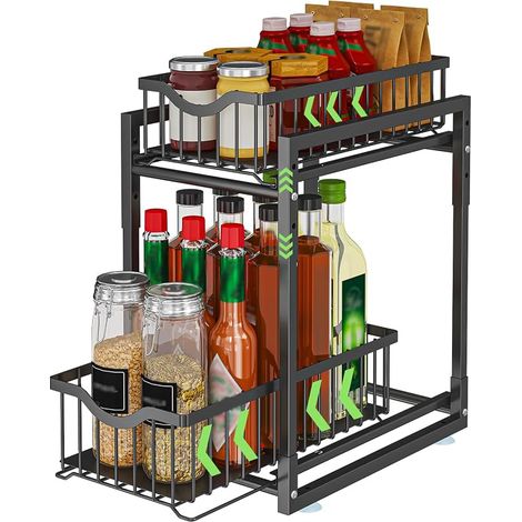 Rangement Sous Evier Cuisine Coulissant, Etagere Coulissante (1/5)
