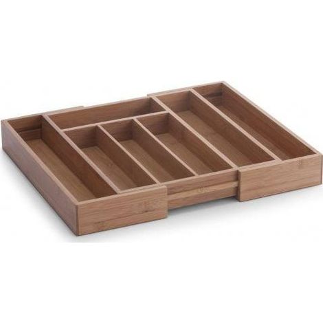Zeller Organizador Extensible de Bambú Madera Natural