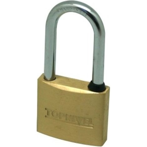 Candado Seguridad  50Mm Arco Largo Laton  Nivel (1/3)