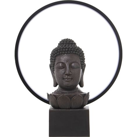 Lampe Led Bouddha Résine 30X12X38 Cm, Câble : 160 Cm (1/5)