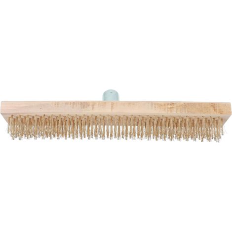 Escova Manual Para Capinar De 30 Cm Com Fio De Aço Revestido De Cobre (1/5)