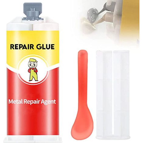 Colle de Réparation Polyvalente pour Métaux - Adhésif Haute Température et Pâte de Soudage Industriel (1/5)