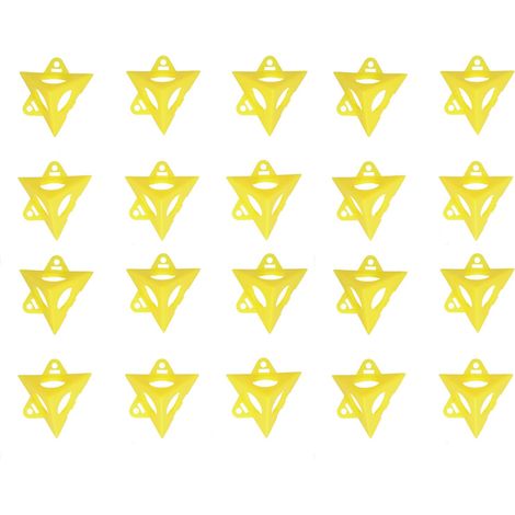 Kit de support de peinture Support de menuiserie Ménage triangulaire Cadre photo Planche de porte en plastique Jaune (1/5)