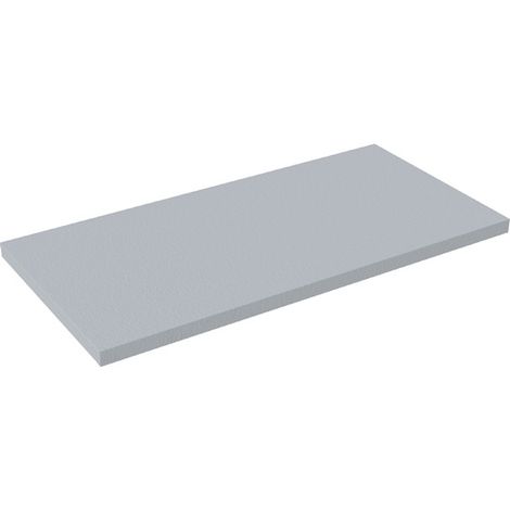 Lavabo simple suspendu Clever Light concrete - 100 x 46 cm (1/2)