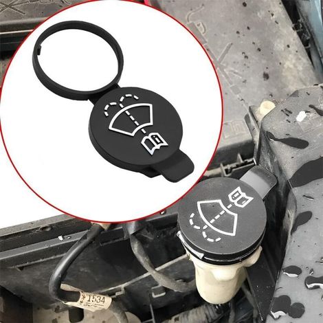 Set di 2 tappi universali per serbatoio del liquido lavavetri per auto, tappi per serbatoio del liquido lavavetri, ricambi auto (1/5)