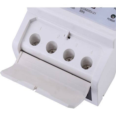 Contatore di energia elettronico monofase 10(40)A per guida DIN, misura kWh (1/5)