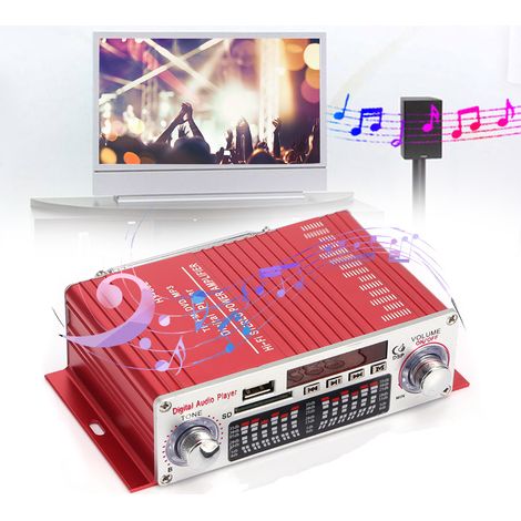 DC12V Motorrad-Auto-Mini-Hi-Fi-Audio-Leistungsverstärker USB-Radio mit Fernbedienung (1/5)