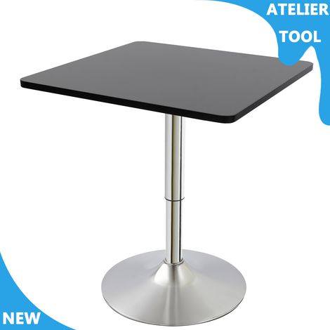 ATELIER Table de bar moderne Hauteur réglable 26.37-36in Salon moderne Table de bar indépendante (1/5)