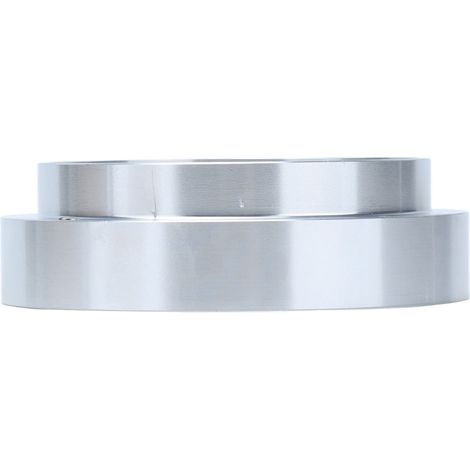 Universeller Filterhalter für Espressomühlen, 58 mm silberner magnetischer Staubschutzring, Kaffeedosierer mit Pulverspender (1/5)