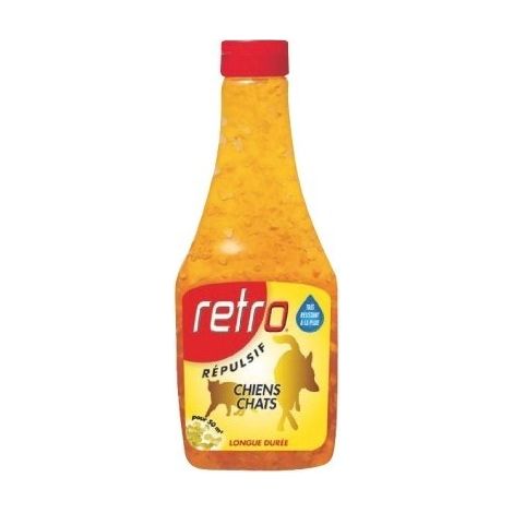 Repelente para perros y gatos en cristales de gel, frasco de 500 ml