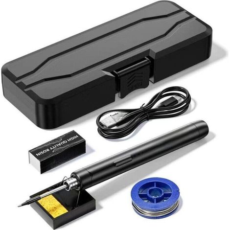 Mini-8-W-Steckdosen-Set, 450°C-Temperaturregler mit USB-Kabel - Mini-8-W-Steckdosen-Set, 450°C-Temperaturregler mit USB-Kabel (1/5)