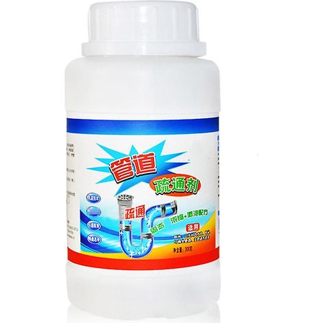Agent de débouchage solide puissant pour canalisations de cuisine, toilettes et égouts. Outil de nettoyage rapide pour les toilettes bouchées. Nouveau produit