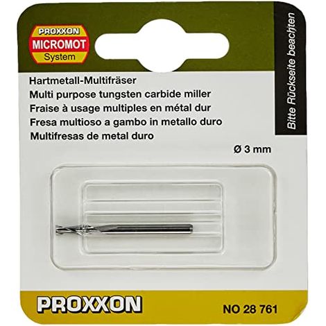 Fresa Multi Carburo Albero 3mm Testa 3mm Proxxon (1/4)