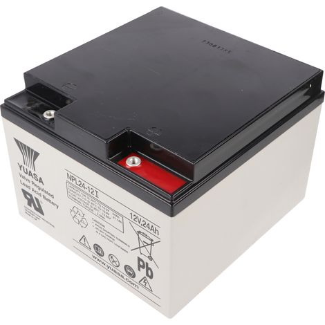 Yuasa NPL 24 - 12 AGM-Batterie 24 Ah 12 V Schwarz (1/4)