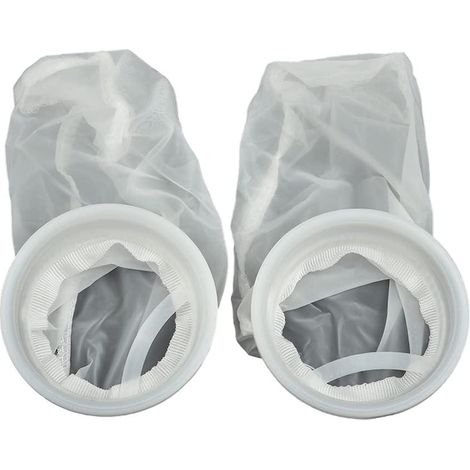 Set de 2 sacs en mailles pour piscine/réservoir d'eau, nylon, réutilisable, polyvalent et pratique, pour un usage quotidien
