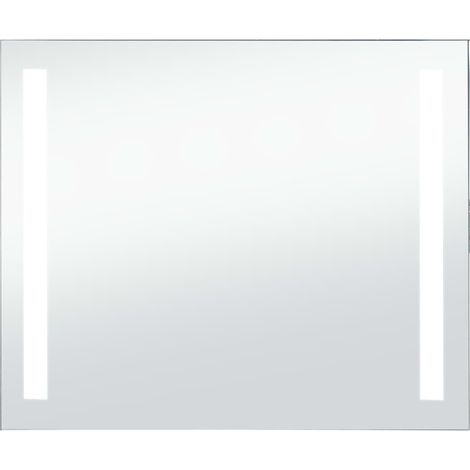 Espejo de pared de baño con LED 80x60 cm vidaXL (1/7)