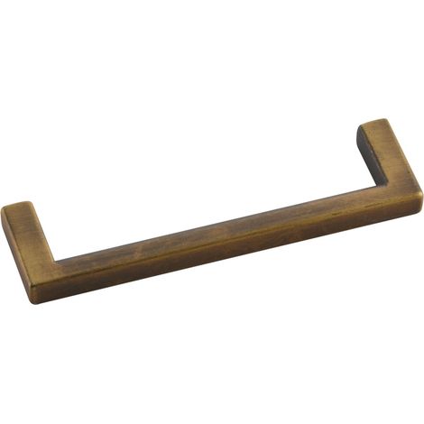 Schubladengriff Macha Möbelgriff B 104 mm, Griff ZN Messing schwarz gebürstet