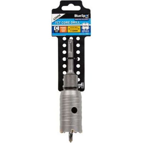 Blue Spot Tools 19524 TCT Core Drill 40MM