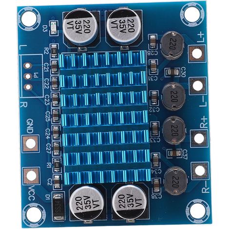 Carte Amplificateur Audio Stéréo 30W HD, Module 2 Canaux 12V/24V pour Enceintes Voiture (1/5)