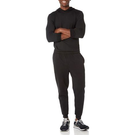 Pantalon Essentials - AE190192-Bla-XS - Amazon Pantalon de Jogging en Molleton Homme (1/3)
