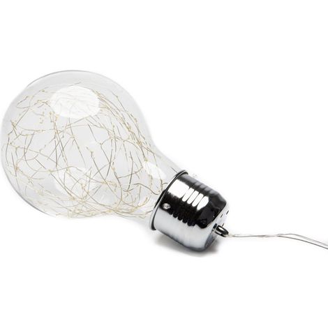 TrendLine kabellose Glasbirne 120 LED Warmweiß Dekoleuchte Dekolampe