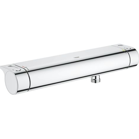Mitigeur thermostatique de douche chromé – GROHE CoolTouch anti-brûlure – TurboStat régulation température – Économie d’eau (1/7)