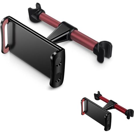 Support Tablette Voiture. Porte Tablette Téléphone Voiture pour Appui-tête avec Universel Rotation 360° pour tablettes et téléphones de 4,7 à 11 Pouces(1PCS) (1/5)