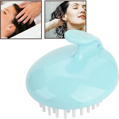 Brosse de massage corporel et capillaire anti-stress, imperméable et durable - Vert