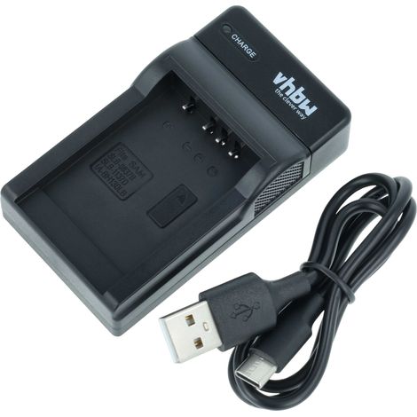 vhbw USB-C Ladegerät kompatibel mit Samsung NV8, SMX-C100, SMX-C14, SMX-C13, SL201, SMX-C10, SMX-C200 Kamera - Ladeschale + USB-C Kabel Ladeanzeige (1/5)
