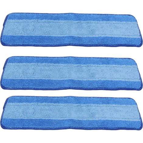 3er-Pack wiederverwendbare Mikrofaser-Wischmopp-Aufsätze für Nass- und Trockenmopp zur Bodenreinigung mit Bona-Wischmopp. (1/5)