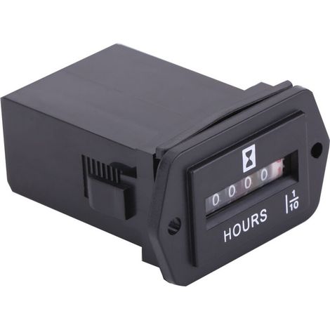 Jauge d'heure mécanique DC 6-80V, pour moteur à essence Diesel, générateur de bateau à moteur HM002 (1/5)