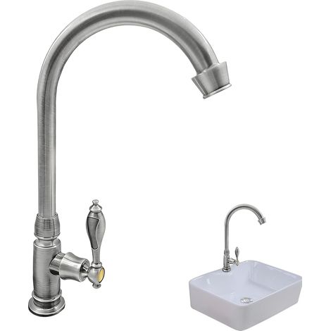 Mitigeur de lavabo, pivotant, pour vasque sur plan et lavabo (1/5)