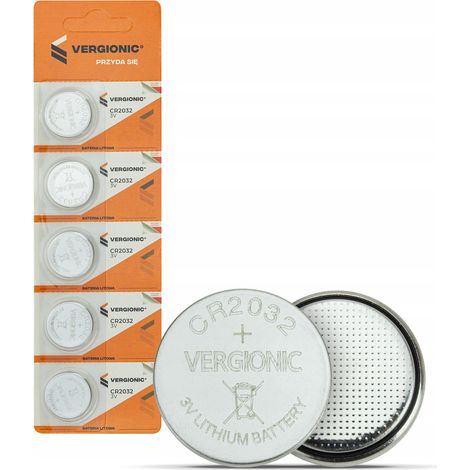 5x CR2032 3V Lithium-Uhrenknopfbatterie (1/5)