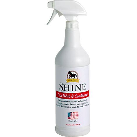 VETROLIN SHINE agent de lustrage et de démêlage pour la queue et la crinière 946 ml