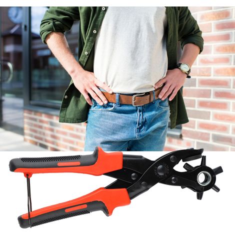 Perforatrice multifonctionnelle pour ceinture, bracelet de montre et ceinture en cuir, pince à perforer, perforatrice de ceinture (1/5)