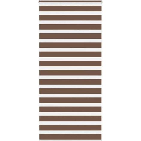 4014393 Store zèbre marron 110x230cm largeur du tissu 105,9cm polyester (1/5)