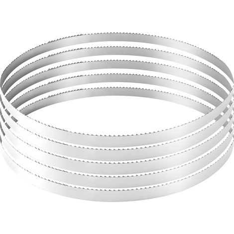 VEVOR Lama di Ricambio per Seghe a Nastro 3810x19x0,5 mm 4 Denti Temprati TPI 18 HRC Lama di Ricambio in Acciaio al Carbonio Compatibile con le Troncatrici a Nastro per Lavorazione del Legno