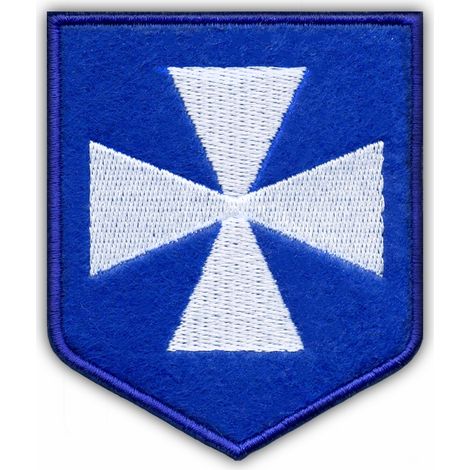 Parche con el escudo de armas de la ciudad de Rzeszów - Reverso magnético - Parche/Insignia/Emblema bordado