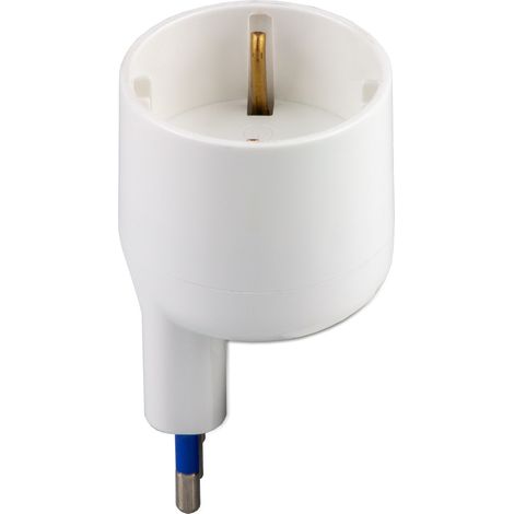 Adattatore S11/Schuko 10A 2P+T Bianco (Master Cod. 05851)