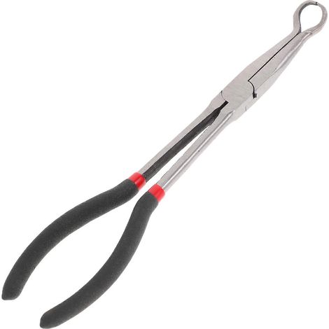 Pinces d'ingénieur à long bec, pinces rondes, pinces à câbles, pinces coniques à becs dentelés, pinces à long bec pour espaces restreints (1 jeu) (1/5)
