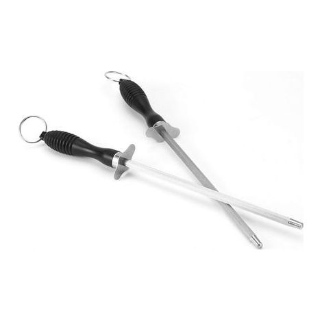 Tige d'affûtage en acier d'accessoires d'aiguiseur de couteau, restaurant sûr fort stable efficace durable pour la cuisine. (1/5)