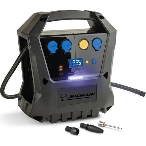 Michelin – Compresseur sans fil rechargeable 6,9 Bar – Pression 100 PSI – Débit d'air élevé – Moteur performant pour chantiers exigeants (1/5)